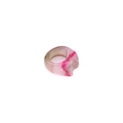 InspiRING Low Candy rozmiar 13. Różowe pierścionki damskie Brazi druse jewelry, z agatem. Za 270,00 zł.