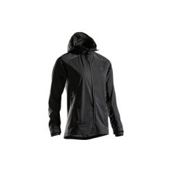 Kurtka do biegania KIPRUN WARM damska. Czarne kurtki sportowe damskie KALENJI, z elastanu, do biegania. Za 219,99 zł.