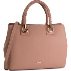 Torebka LIU JO - L Satchel Double Zip A69027 E0031 Cannala 71230. Różowe torebki klasyczne damskie Liu Jo, bez wzorów, ze skóry ekologicznej, klasyczne, na ramię, bez dodatków. Za 739,00 zł.