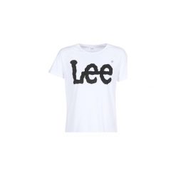 T-shirty z krótkim rękawem Lee LOGO TEE. Białe t-shirty damskie Lee, s. Za 90,30 zł.