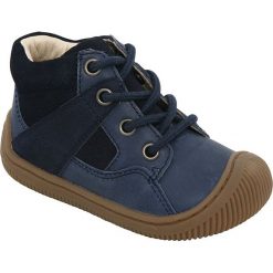 Buciki niemowlęce: Skórzane buty „Walk” w kolorze granatowym do nauki chodzenia