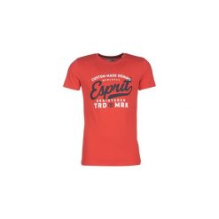 T-shirty z krótkim rękawem Esprit VOIRI. Czerwone t-shirty męskie marki Esprit, s, bez wzorów, bez kołnierzyka, krótkie. Za 39,00 zł.