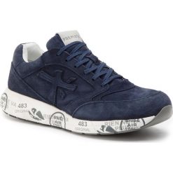 Sneakersy PREMIATA - Zic-Zac 3781 Granatowy. Niebieskie sneakersy męskie marki Premiata, na co dzień, bez wzorów, ze skóry, bez zapięcia. Za 829,00 zł.