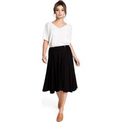 Dominica spódnica rozkloszowana z gumką - czarna. Czarne spódniczki damskie BE, s, w paski, z elastanu, eleganckie, midi, rozkloszowane. Za 139,00 zł.