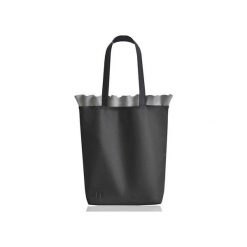 Shopper bag damskie: TORBA Z FALBANKĄ