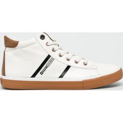 Big Star - Trampki. Białe trampki męskie marki BIG STAR, z gumy, na sznurówki. W wyprzedaży za 129,90 zł.
