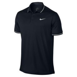 Nike Koszulka Tenisowa M Nkct Dry Polo Solid Pq Black S. Czarne koszulki polo męskie marki Nike, s, tenisowe, dri-fit (nike). Za 149,00 zł.