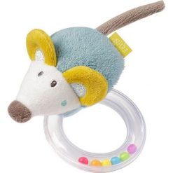 Maskotka z grzechotką Myszka 13 cm. Przytulanki i maskotki FEHN. Za 46,99 zł.