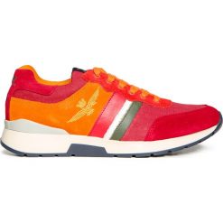 Buty AERONAUTICA MILITARE. Czerwone buty sportowe męskie Aeronautica Militare, ze skóry, bez zapięcia. W wyprzedaży za 555,00 zł.