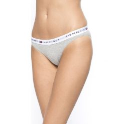 Tommy Hilfiger - Figi Cotton bikini Iconic. Szare majtki damskie TOMMY HILFIGER, s, z bawełny. W wyprzedaży za 59,90 zł.