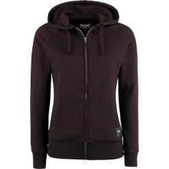 Bluzy damskie: Black Premium by EMP Red Easy Bluza z kapturem rozpinana damska bordowy