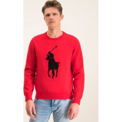Bluza Polo Ralph Lauren 710766862006. Czerwone bluzy męskie Polo Ralph Lauren, m, bez wzorów, z bawełny, polo, bez rękawów, bez kaptura. W wyprzedaży za 499,00 zł.