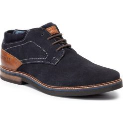 Półbuty BUGATTI - 311-60935-1400-4100 Dark Blue. Niebieskie półbuty męskie Bugatti, ze skóry. W wyprzedaży za 249,00 zł.