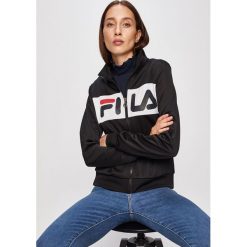 Fila - Bluza. Czarne bluzy damskie Fila, s, z nadrukiem, z poliesteru, bez rękawów, bez kaptura. W wyprzedaży za 239,90 zł.