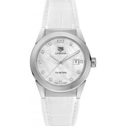 ZEGAREK TAG HEUER CARRERA WBG1312.FC6412. Białe zegarki damskie marki TAG HEUER, ze stali. Za 9990,00 zł.