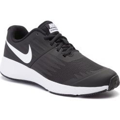 Buty NIKE - Star Runner (Gs) 907254 001 Black/White/Volt. Czarne buty sportowe damskie Nike, bez wzorów, z tworzywa sztucznego, sportowe, do biegania. W wyprzedaży za 149,00 zł.