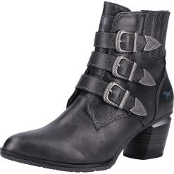 Botki w kolorze antracytowym. Szare botki damskie Tom Tailor, Mustang, Bugatti, Camel Active, Lloyd, bez obcasa, na obcasie, na klamry. W wyprzedaży za 219,95 zł.