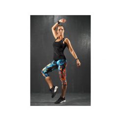 Legginsy BUTTERFLY 3/4. Czarne legginsy damskie marki Feelj!, s, z dzianiny, do biegania. Za 169,00 zł.