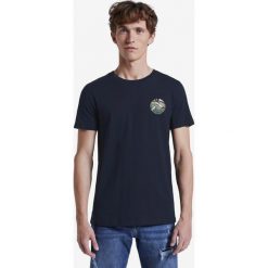 Tom Tailor Denim Koszulka Niebieski. Niebieskie podkoszulki męskie TOM TAILOR DENIM, m, z nadrukiem, z bawełny, z krótkim rękawem. Za 83,95 zł.