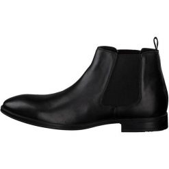 S.Oliver Męskie Buty Za Kostkę, 44, Czarne. Czarne buty wizytowe męskie marki S.Oliver, ze skóry. W wyprzedaży za 265,00 zł.