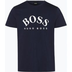 BOSS Athleisure - T-shirt męski – Tee 7, niebieski. Niebieskie t-shirty męskie BOSS Athleisure, xxl, z nadrukiem, prążkowane, bez kołnierzyka. Za 249,95 zł.