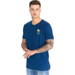 Jack & Jones Scape Koszulka Niebieski. Niebieskie koszulki męskie xl, z nadrukiem, z bawełny, krótkie. Za 87,95 zł.