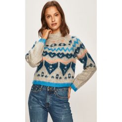 Noisy May - Sweter. Szare swetry damskie Noisy May, s, bez wzorów, z dzianiny, bez rękawów, bez kaptura. W wyprzedaży za 99,90 zł.