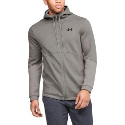 Under Armour Double Bluza Szary. Szare bluzy męskie Under Armour, xl, bez wzorów, z bawełny, bez kołnierzyka, bez rękawów, bez kaptura. Za 343,95 zł.
