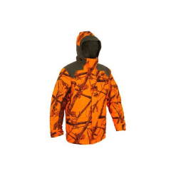 Kurtka myśliwska Sibir 900 CAMOFLUO. Brązowe kurtki męskie bomber SOLOGNAC, l, z materiału. Za 599,99 zł.