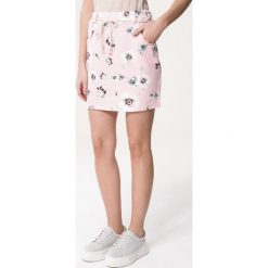 Różowa Spódnica Garish. Różowe spódniczki damskie Born2be, s, bez wzorów, z dzianiny, mini. Za 39,99 zł.
