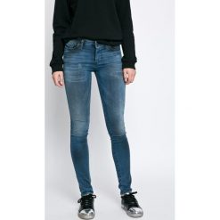 Diesel - Jeansy. Niebieskie jeansy damskie Diesel, m. W wyprzedaży za 299,90 zł.