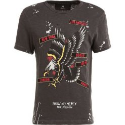 Koszulki polo: True Religion EAGLE Tshirt z nadrukiem black