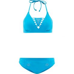 Stroje kąpielowe damskie: Bikini z trójkątnymi miseczkami (2 części) bonprix turkusowy