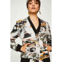 Desigual - Bluza. Białe bluzy damskie Desigual, xl, z nadrukiem, z elastanu, bez rękawów, bez kaptura. W wyprzedaży za 319,90 zł.