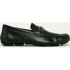 Calvin Klein - Mokasyny skórzane. Czarne mokasyny męskie Calvin Klein, ze skóry. Za 549,90 zł.
