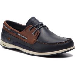 Mokasyny CLARKS - Orson Habour 203575837 Multicolour Leather. Niebieskie mokasyny męskie Clarks, ze skóry, klasyczne. Za 499,00 zł.