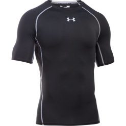 Under Armour HG Armour SS 1257468-001. Czarne t-shirty męskie xl, z poliesteru. W wyprzedaży za 99,99 zł.