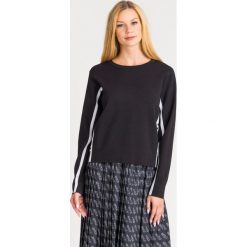 SWETER ICE PLAY. Czarne swetry damskie Ice Play, xs, bez wzorów, z materiału, bez rękawów, bez kaptura. Za 459,50 zł.