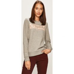 Mustang - Bluza. Szare bluzy damskie Mustang, s, z nadrukiem, z bawełny. W wyprzedaży za 129,90 zł.