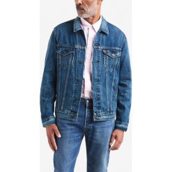 Levi's Kurtka Niebieski. Niebieskie płaszcze męskie Levi's®, s, bez wzorów, z bawełny, bez kaptura. Za 516,95 zł.