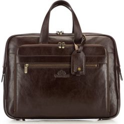 Torba na laptopa. Czarne torby męskie skórzane Wittchen, w paski, ze skóry, biznesowe, małe. Za 1799,00 zł.