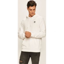 Adidas Originals - Bluza. Białe bluzy męskie adidas Originals, s, z nadrukiem, z bawełny, z kapturem, bez rękawów, z kapturem. Za 329,90 zł.