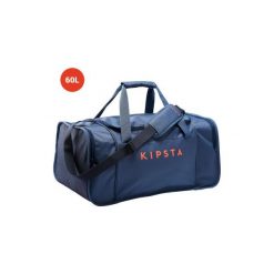 Torba do sportów zespołowych Kipocket 60 Litrów. Szare torby męskie sportowe KIPSTA, bez wzorów, z poliesteru, sportowe. Za 49,99 zł.