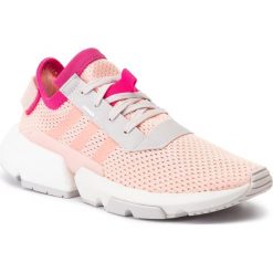 Buty adidas - Pod-S3.1.J EE8715 Carbon/Carbon/Cblack. Różowe buty sportowe damskie Adidas, bez wzorów, z tworzywa sztucznego, bez obcasa, na płaskiej podeszwie, bez zapięcia. Za 379,00 zł.