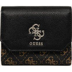 Guess Jeans - Portfel. Pomarańczowe portfele damskie Guess Jeans, z aplikacjami, z poliesteru. Za 259,90 zł.