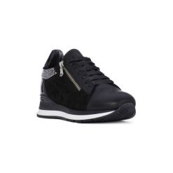 Buty Exton NAPPA NERO. Czarne buty sportowe damskie marki Exton, bez wzorów, sportowe. Za 332,91 zł.