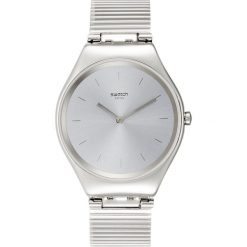 Swatch SKINPOLE Zegarek silvercoloured. Szare, analogowe zegarki damskie marki Swatch. Za 579,00 zł.