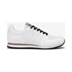 Armani Exchange Tenisówki Biały. Białe trampki i tenisówki damskie Armani Exchange, bez wzorów, z materiału, bez zapięcia. Za 571,95 zł.