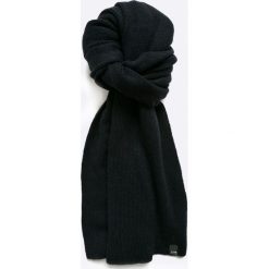 Jack & Jones - Szalik Neal. Czarne szaliki męskie marki Jack & Jones, z bawełny. W wyprzedaży za 69,90 zł.