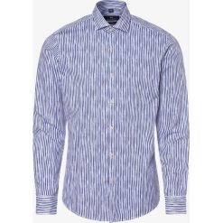 Nils Sundström - Koszula męska, niebieski. Niebieskie koszule męskie Nils Sundström, xl, bez wzorów, eleganckie, bez kołnierzyka, bez rękawów. Za 179,95 zł.